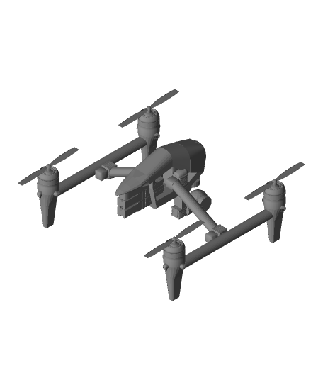 dji inspire 1 improved exportobj 3D print model - Mito3D