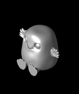 doctor who adipose cuddles 3d print model - Mito3D