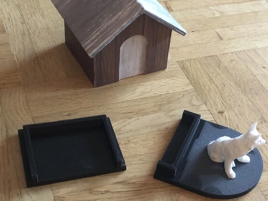 cão casa dinheiro caixa 3d by f weinmann on 3d print model - Mito3D