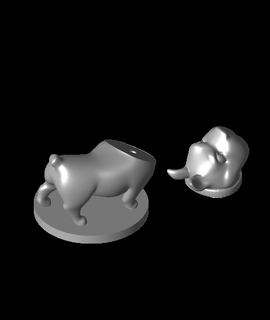 doggybobble inkedalex 3d print model - Mito3D