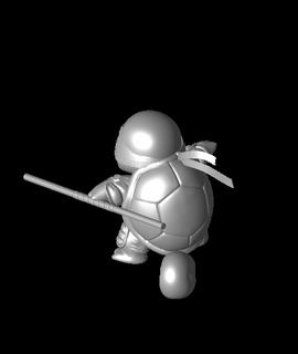 donnie squirtle wjones2019 3d print model - Mito3D