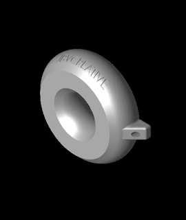 donut fidget keychain stl jbvcreative 3d print model - Mito3D