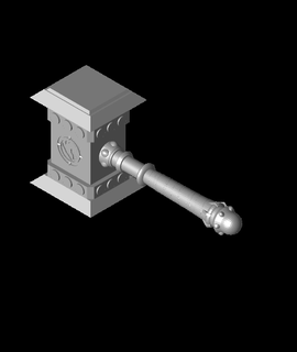 doom hammer juankmed 3d print model - Mito3D