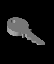 Tür Schlüssel 3d Modell Maus danke 3d print model - Mito3D