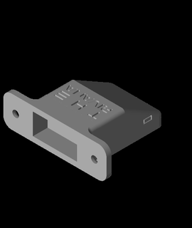 porta magnético fechadura blackjack123 3d print model - Mito3D