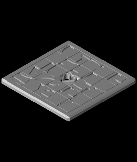 double-sided sliding puzzle - love & hear 3d model thangs 3d print model - Mito3D