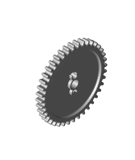 double gear 8 40 teeth 3d model thangs 3D print model - Mito3D