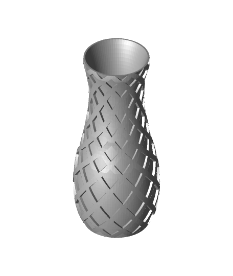 Duplo espiral vaso shelledstl 3d modelo 3D print model - Mito3D