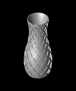 double spiral vase - shelledstl 3d model thangs 3d print model - Mito3D