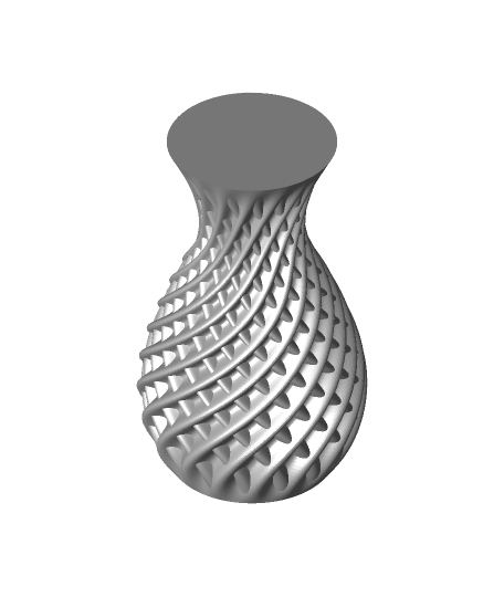 torcere vaso 5 casa giardino 3D print model - Mito3D