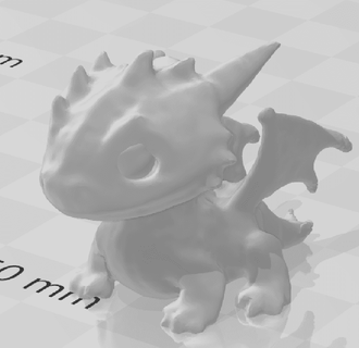 dragon bébé 1 alp555 3d print model - Mito3D