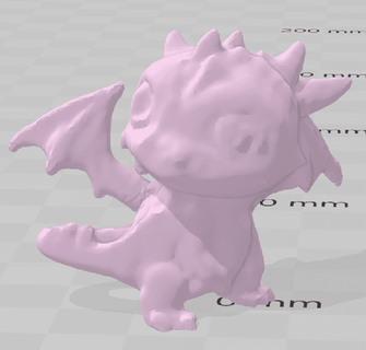 dragon baby 3 - alp555 3d print model - Mito3D