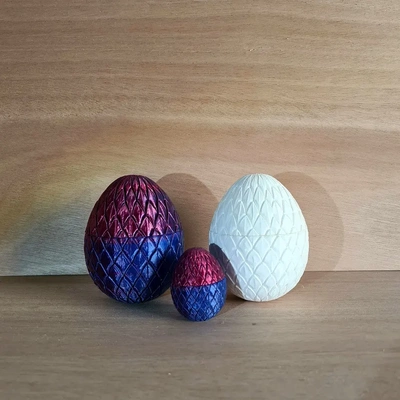 dragon egg functionalart - 3d by prints gifts on thangs 3d print model - Mito3D