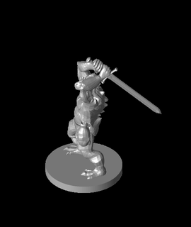 dragonborn barbarian sword 3d model mz4250 thangs 3d print model - Mito3D