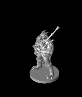 Dragonborn erkek ozan tulum 3d model teşekkürler 3d print model - Mito3D