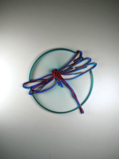 dragonfly string art - 3d by printbunny on thangs 3dprintbunny wall 3d print model - Mito3D
