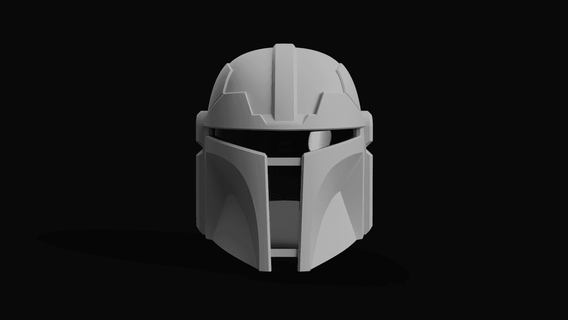 dragoon post imperial helmet - starbug props 3d print model - Mito3D