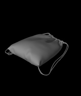drawstring bag 1485obj bigbubbles2me 3d print model - Mito3D