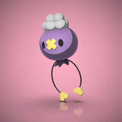 drifloon pok mon hanging container-bank - 3d by chelscct chelseycreatesthings on thangs 3d print model - Mito3D