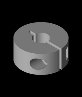 Bohren Bounding Ring 3d Modell petgrün danke 3d print model - Mito3D