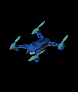 Drohne 3d Modell regnen danke 3d print model - Mito3D