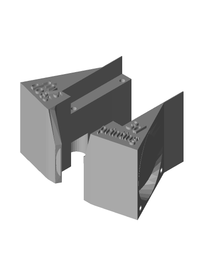 double 4010 Ventilateurs long lk4 alfawis 3D print model - Mito3D