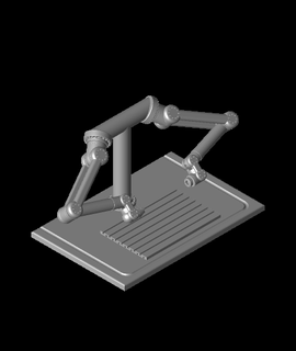 dual arm work tablestl 3d model nemapet thangs 3d print model - Mito3D
