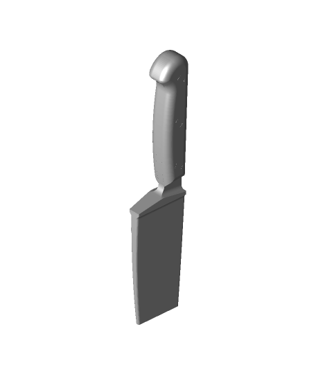 dual estrusione crollando cucina coltello 3D print model - Mito3D