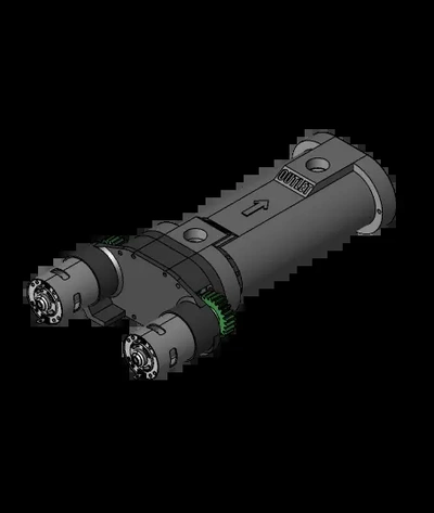 dual screw pump - 3d by print on thangs 3d print model - Mito3D