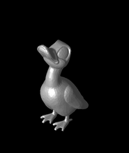 duck feeding up med poly 3d model thecreatorx3d thangs 3d print model - Mito3D