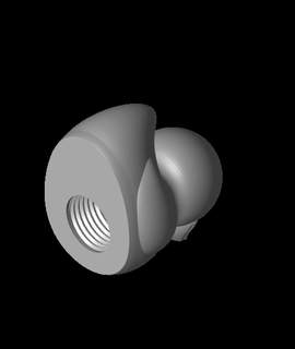 Pato válvula vástago gorra construido larva moscardón 3d print model - Mito3D