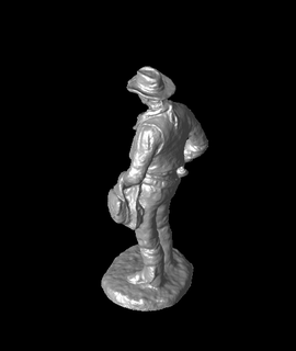 duke scanned object People 3d print model - Mito3D