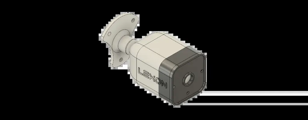 dummy cctv bullet cam flashing led optional - 3d by blackjack123 on thangs 3d print model - Mito3D