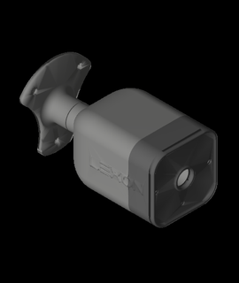 dummy cctv bullet cam flashing led option 3d print model - Mito3D