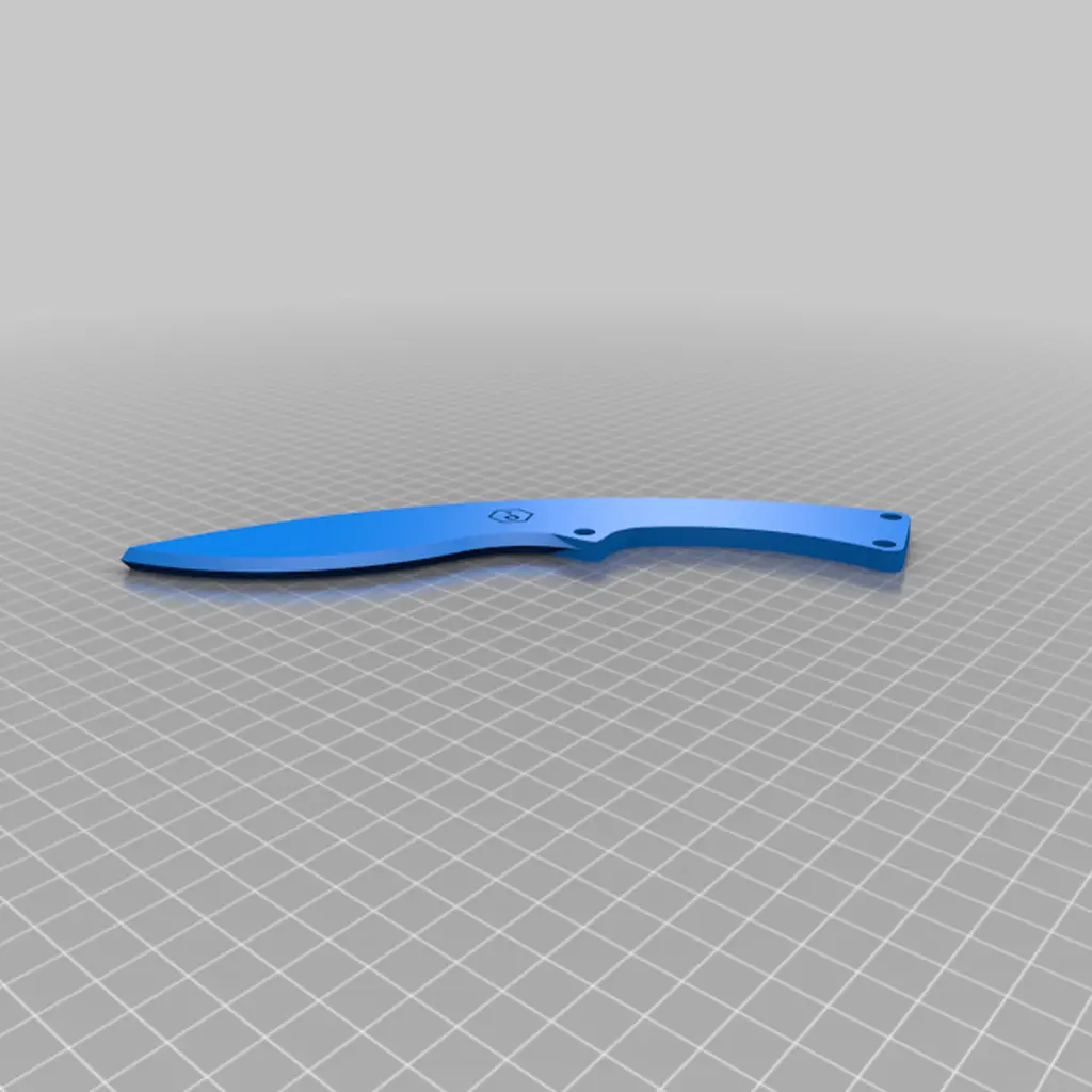 mannequin laissez tomber couteau + poignées 3d by marcachancho3d 3D print model - Mito3D