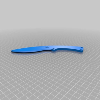 dummy drop knife + grips - 3d by marcachancho3d on thangs 3d print model - Mito3D