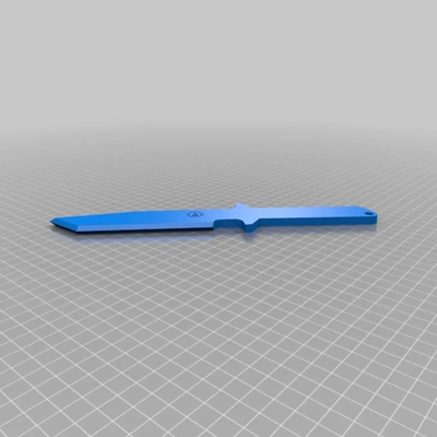 dummy gi tanto knife + grips - 3d by marcachancho3d on thangs 3d print model - Mito3D