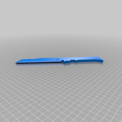 dummy tanto messer + griffe 3d by marcachancho3d on danke 3d print model - Mito3D
