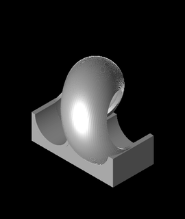duplo Hubelino compatible marbre boucle 3d modèle 3d print model - Mito3D