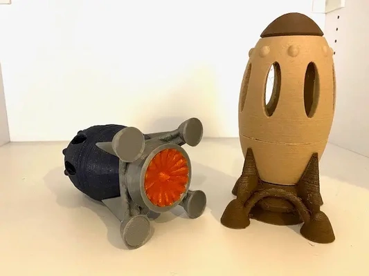 duplo foguete criança amigáveis 3d by micahjj on 3d print model - Mito3D