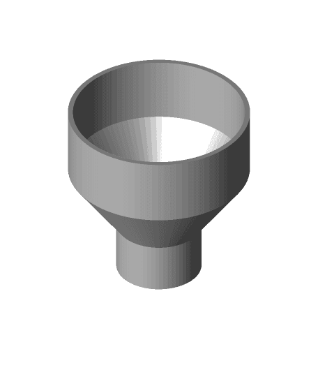 dust collector adapter - parametric dhaughs 3D print model - Mito3D
