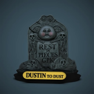 dustin to dust -garbage pail kids - 3d by chelscct chelseycreatesthings on thangs 3d print model - Mito3D