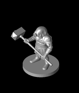 dwarf barbarian maul 3d model mz4250 thangs 3d print model - Mito3D