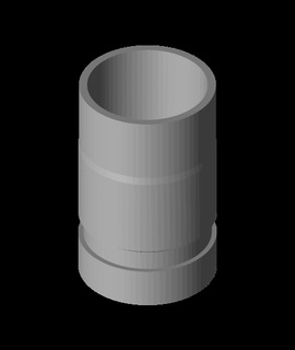 dyson fil vide sac adaptateur 3d print model - Mito3D
