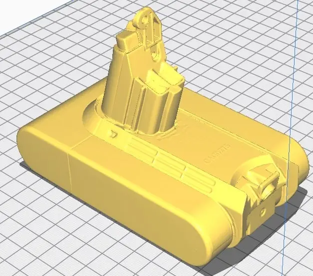 dyson v6 battery scan - 3d by ricebean2269 on thangs 3D print model - Mito3D