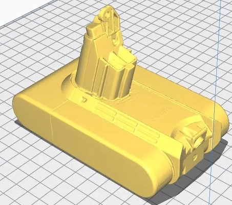 dyson v6 battery scan - 3d by ricebean2269 on thangs 3d print model - Mito3D