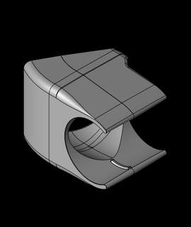 e3d v6 angular ventilador duto 3d modelo kmccon 3d print model - Mito3D