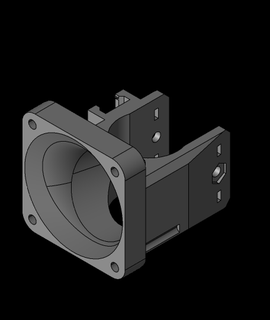 v6 hotend raffreddamento dfactory 3d print model - Mito3D