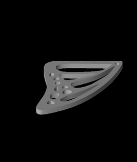 boucle d'oreille alanooalan01 3d print model - Mito3D