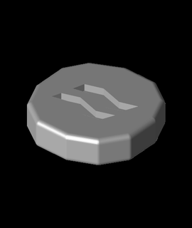 Terre rune aimant hybride otakux passe temps Jeux 3d print model - Mito3D